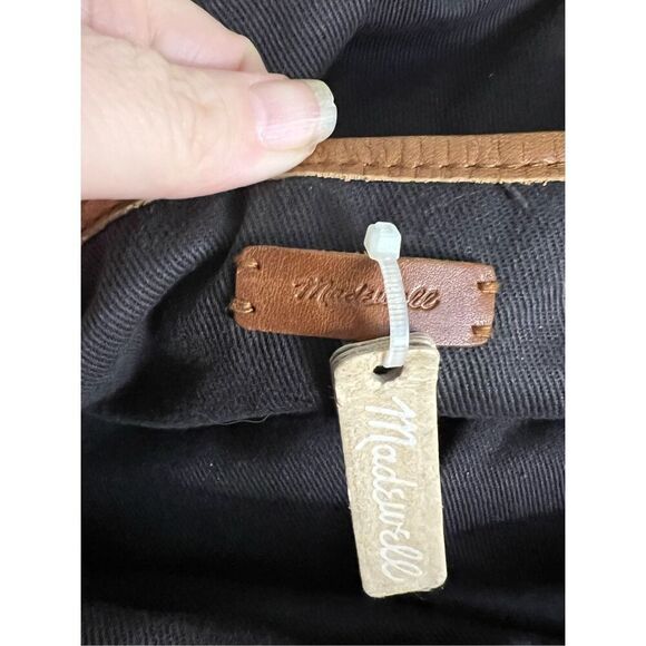 New Madewell the canvas transport tote quilted edition tan - Picture 6 of 7